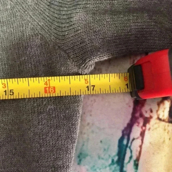 NY&C size small button up sweater cardigan gray - Picture 8 of 15